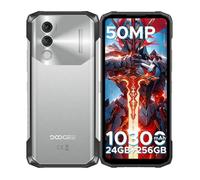 DOOGEE Blade10 Power Smartphone Incassable Android14 - 10300mAh, 24GB(6+18)+256GB(2TB), 6.6"" HD+90Hz, Unisoc T615, NFC-Argent