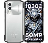 DOOGEE Blade10 Power Telephone Poratble Incassable Android 14, 24Go + 256Go/TF 2TB, 10300 mAh, 6,6”HD+ IPS, Caméra 50MP, Octa-Core Smartphone Incassable, P68/IP69K/NFC/Face ID/3 Fentes pour Cartes
