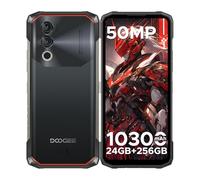 DOOGEE Blade10 Power Telephone Portable Incassable Android 14, 24Go + 256Go/TF 2TB, 10300 mAh, 6,6”HD+ IPS, Caméra 50MP, Octa-Core Smartphone Incassable, P68/IP69K/NFC/Face ID/3 Fentes pour Cartes