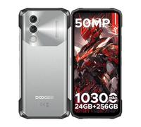 DOOGEE Blade10 Power Telephone Portable Incassable Android 14, 24Go + 256Go/TF 2TB, 10300 mAh, 6,6”HD+ IPS, Caméra 50MP, Octa-Core Smartphone Incassable, P68/IP69K/NFC/Face ID/3 Fentes pour Cartes