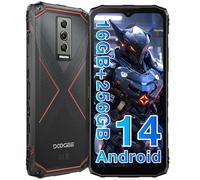 DOOGEE Blade10 Pro 2024 Telephone Poratble Incassable Android 14, 16GB RAM+256GB ROM/TF 2TB, 11 mm D'épaisseur, 6,56’’ 90Hz, 50MP + 8MP, Smartphone Incassable, Octa-Core 5150 mAh, Face ID/NFC/OTG/GPS