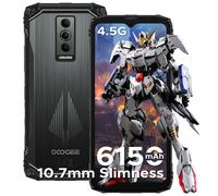 DOOGEE Blade10 Pro énergie téléphone robuste Gemini AI Android 15 Ultra-mince 6.56 ''écran 6150mAh batterie Widevine L1 téléphone portable 6GB 256GB Red