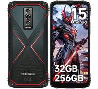 DOOGEE Blade10 Pro Energy Téléphone Portable Incassable 2025 Android 15, 32Go+256Go / 2To, 6150mAh, Smartphone Incassable 6.56" Écran, 50MP+8MP, Telephone de Chantier 4G Carte Triple/GPS/NFC/OTG