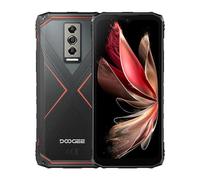 DOOGEE Blade10 Pro Smartphone Incassable 2024, Android 14, Ultra-Thin 11mm, 5150mAh, Écran 6.56" HD+, 16+256Go, 50MP Caméra, Octa Core, Triple Slot 4G Telephone Portable Debloqué, Face ID, NFC, Rouge