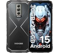 DOOGEE BLADE10 Pro Téléphone portable incassable Android 15 Téléphone portable 30 Go + 256 Go/2 To 50 MP Caméra de téléphone portable ructuré Smartphone 6,56" HD+ Téléphone portable résistant aux