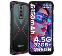 DOOGEE Blade10ProEnergy Telephone Portable Incassable,Smartphone Incassable 32Go RAM+256Go ROM,6.56" HD+ 90Hz, Smartphone Android 15,50MP+8MP,6150mAh, Octa Core, 4.5G/NFC/10.7mm/Double SIM/Face