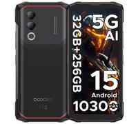 DOOGEE Blade20 Turbo 5G téléphone robuste Gemini Al 6.6 ''écran 10300mAh batterie 8GB 256GB 50MP caméra Android 15 NFC téléphone portable 8GB 256GB Gold