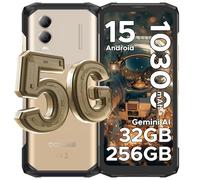 DOOGEE BLADE20 Turbo Telephone Portable Incassable 5G Android 15, Smartphone Incassable 32GO RAM+256GO ROM/TF 2TO, 10300mAh, Caméra AI 50MP, Écran 6.6" 90Hz, Charge Rapide 33W/NFC/OTG/Dual SIM