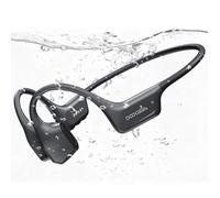 DOOGEE BoneAir Swim Gris Foncé - Écouteurs Hybrides Conduction Osseuse/Air, IP68 Étanche, Bluetooth+MP3, 8H Autonomie