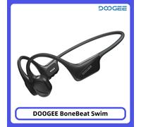 DOOGEE BoneBeat natation Conduction osseuse natation Sport casque sans fil casque IP68 étanche avec Microphone appels musique 32GB Noir