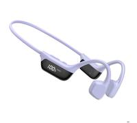 DOOGEE BoneBeat Run Digital Casque à Conduction Osseuse Écouteur, LED, Anti-Transpiration IP67, BT6, 9H D'autonomie- Violet