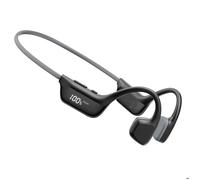 DOOGEE BoneBeat Run Digital Casque à Conduction Osseuse Écouteur LED Étanche et Anti-Transpiration IP67 BT6 9H D'autonomie- Noir