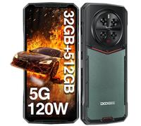 DOOGEE DK10 [2025] Telephone Portable Incassable 32GB+512GB, Dimensity 8020, 2.5K AMOLED 6.67" FHD+ 120 Hz, Caméra Quadruple 64 + 50 MP, 5150mAh 120W, Android Smartphone Incassable, IP68/IP69K/NFC