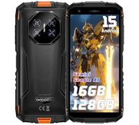 DOOGEE Fire 3 Pro Telephone Portable Incassable Android 15, 16GO+128GO/2TO Smartphone Incassable, 8350mAh, Écran 5.5", 16MP+8MP Telephone de Chantier, Dual SIM 4G/NFC/IP68/OTG/FACE ID/GPS/Widevine L1
