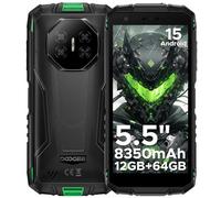 DOOGEE Fire 3 Smartphone Incassable Android 15, Batterie 8350mAh,UNISOC SC9863A Telephone Portable Incassable,5.5"IPS HD+,12Go+64Go/2To,13MP+8MP Téléphone Incassable,IP69K/Widevine L1/Face Unlock/NFC