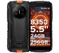 DOOGEE Fire 3 Ultra smartphone ultra-résistant Android 15 avec Gemini AI, 8350 mAh, 5,5 pouces HD+, octa-core, 24 Go + 256 Go, caméra vision nocturne 20 MP, déverrouillage par capteur d'empreintes, NF
