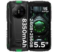 DOOGEE Fire 3 Ultra smartphone ultra-résistant Android 15 avec Gemini AI, 8350 mAh, 5,5 pouces HD+, octa-core, 24 Go + 256 Go, caméra vision nocturne 20 MP, déverrouillage par capteur d'empreintes, NF