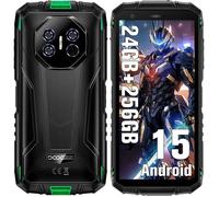 DOOGEE Fire 3 Ultra Telephone Portable Incassable 24Go+256Go 5.5'' 8350mAh Smartphone Robuste Android 15 Dural SIM 4G/NFC Vert