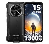 DOOGEE Fire 5 13000mAh Telephone Incassable Android 15, 12Go RAM + 64Go ROM / 2To Smartphone Incassable, 6.6" & 90Hz Display, 13MP+8MP, NFC, IP68/IP69K/ Triple Card Slots/GPS Telephone de Chantier