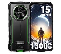 DOOGEE Fire 5 13000mAh Telephone Incassable Android 15, 12Go RAM + 64Go ROM / 2To Smartphone Incassable, 6.6" & 90Hz Display, 13MP+8MP, NFC, IP68/IP69K/ Triple Card Slots/GPS Telephone de Chantier