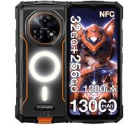 Doogee Fire 5 Ultra Smartphone 32Go + 256Go 6.6'' 13000mAh Caméra 48MP Téléphone portable Incassable Double SIM 4G NFC GPS - Orange