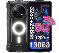Doogee Fire 7 Pro 5G Smartphone 32Go + 256Go 6.6'' 13000mAh Caméra 64MP Téléphone portable Incassable Double SIM NFC GPS - Noir