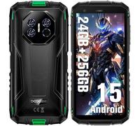DOOGEE Fire3 Ultra Smartphone Incassable Android 15, 24Go + 256Go /2TB, 8350mAh Telephone Incassable, 16MP+20MP Night Vision, 5.5" IPS Display Telephone de Chantier, Fingerprint/Face Unlock/IP68/NFC