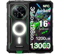 Doogee Fire5 Ultra Smartphone 36Go + 128Go 6.6'' 13000mAh Caméra 48MP Téléphone portable Incassable Double SIM 4G NFC GPS - Vert