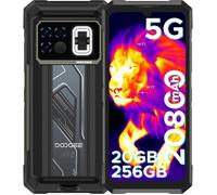 DOOGEE FIRE6 MAX 5G Android 14 - Imagerie thermique, 20800mAh, MediaTek Dimensity 7050, 120LM Flash, IP68/IP69K, Écran 6.72"" 120Hz