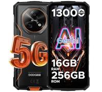 DOOGEE Fire7 Téléphone Portable Incassable 5G 2025 Android 15 10300mAh, Smartphone Incassable, 16Go(4+12)+256Go, 6,6 Pouces 64MP MTK 6300 Octa Core Gemini AI, GPS/NFC/OTG