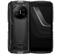 DOOGEE Mini Smartphone Incassable Fire 3 Pro, 5,5" HD+, Format Compact+Prise en Main Facile, 16Go+128Go, Batterie Longue Durée 8350mAh, IA Gemini, 16MP+8MP, Téléphone Renforcé IP68, GPS NFC Noir