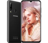 DOOGEE N20 (2019) Telephone Portable Debloqué 4G, Helio P23 Octa-Core 4 Go + 64 Go, 6,3 Pouces FHD + Waterdrop Écran Smartphone,Android 9.0, 16MP + 8MP + 8MP + 16MP, 4350mAh, 10W Charge Rapide Noir