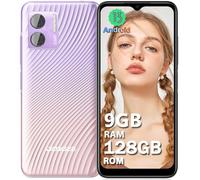 DOOGEE N50S Telephone Portable [2024], 9GB RAM + 128GB ROM Android 13 Smartphone, 20MP Caméra, Octa-Core, Écran 6.52” HD+, 4200mAh, Dual SIM 4G/Widevine L1/Face ID/OTG/GPS/3.5mm Jack - Rose