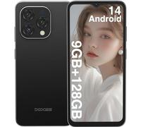 DOOGEE N55 [2024] Telephone Portable Android 14, 9GB RAM+128GB ROM/TF 1TB, Caméra AI 13MP, 6.56'' HD+, Smartphone Pas Cher Batterie 5150mAh, Widevine L1/4G OTG/Dual Nano SIM/Face ID