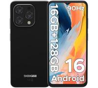 DOOGEE N55 Android 16 Smartphone Pas Cher,16 Go de RAM+128 Go de ROM/TF 2 to,Telephone Portable Écran 6.56'' HD+90 Hz,Smartphone Unisoc T7200, Batterie 5150mAh,AI Caméra 8MP+13MP,Widevine L1/Face ID