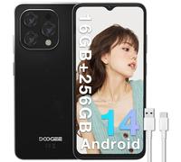 DOOGEE N55PRO Telephone Portable Android 15, 16GB RAM+256GB ROM/TF 1TB, Caméra 13MP+8MP, 6.56'' HD+90 Hz, Smartphone Octa Core Batterie 5150mAh, Widevine L1/4G OTG/Dual Nano SIM/Face ID