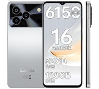 DOOGEE Note 56 Pro Téléphone Portable Andriod 16,32GO+128GO/TF 2TO Smartphone Pas Cher,6.56" HD+ IPS 90Hz Écran,6150mAh Octa Core Telephone,13MP+8MP,Dual SIM/NFC/GPS/OTG/Face ID/Prise Casque 3.5mm