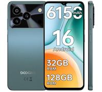 DOOGEE Note 56 Pro Téléphone Portable Andriod 16,32GO+128GO/TF 2TO Smartphone Pas Cher,6.56""HD+ IPS 90Hz Écran,6150mAh Telephone