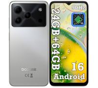 DOOGEE Note 56 Smartphone 6.56"" 24Go(3+21) + 64Go/jusqu'à 2To 6150mAh Android 16 8MP Téléphone 4G Double Sim GPS (Cadeaux Noël)
