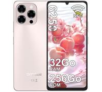 DOOGEE NOTE 58 PRO Smartphone - 32(8+24)Go + 256Go/2TB - 6250mAh - Android 15 - 6.75 "" Caméra 16MP Double SIM/OTG/NFC Or