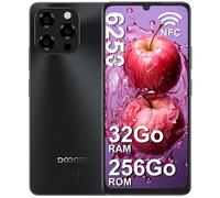DOOGEE NOTE 58 PRO Smartphone - 32(8+24)Go + 256Go/2TB - 6250mAh - Android 15 - 6.75 "" Caméra 16MP Double SIM/OTG/NFC Noir