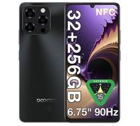 Doogee Note 58 pro Smartphone 6.75"" 32 Go + 256 Go 5150mAh 16MP Caméra Téléphone portable 4G Android 15 Double Sim NFC GPS - Noir