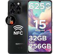 DOOGEE Note 58 Pro Smartphone Android 15, 32 Go RAM+256 Go ROM/TF 2TB, Batterie 6250mAh, Telephone Portable,Ultra-Mince 8,6 mm,6.75" HD+ 90Hz Display, Caméra AI 16MP, NFC/Widevine L1/Dual SIM/Face ID