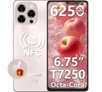 DOOGEE Note 58 Pro Smartphone Android, 32(8+24) Go RAM+256 Go ROM/2TB, Batterie 6250mAh, Telephone Portable,Ultra-Mince 8,6 mm,6.75" HD+ 90Hz Display, Caméra AI 16MP, NFC/Widevine L1/Dual SIM/Face ID