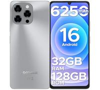 DOOGEE Note 58 Smartphone Pas Cher Android 16,32 Go RAM+128 Go ROM/TF 2TB Telephone Portable Pas Cher,6250mAh Telephone,Unisoc T7250 Smartphone,6.75" HD,16MP+8MP,NFC/Widevine L1/4G SIM/Face ID/OTG