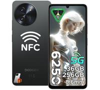 DOOGEE Note 59 Pro 5G Smartphone Android 15, 32 Go RAM+256 Go ROM/TF 2TB,Batterie 6250mAh Telephone Portable,120Hz Display+6.75" HD,Caméra AI 16MP, 4K Vidéo/NFC/Dual SIM/Face ID/Widevine L1/Wifi, Noir