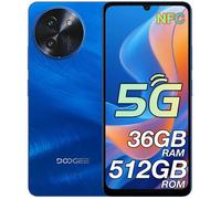 DOOGEE NOTE 59PRO+ Smartphone 5G- 36(12+24)Go + 512Go/2TB - 6250mAh - Android 15 - 6.75"" 120Hz Caméra 50MP Double SIM/OTG/NFC Bleu