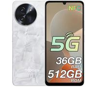DOOGEE NOTE 59PRO+ Smartphone 5G- 36(12+24)Go + 512Go/2TB - 6250mAh - Android 15 - 6.75"" 120Hz Caméra 50MP Double SIM/OTG/NFC Blanc