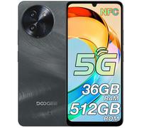 DOOGEE NOTE 59PRO+ Smartphone 5G- 36(12+24)Go + 512Go/2TB - 6250mAh - Android 15 - 6.75"" 120Hz Caméra 50MP Double SIM/OTG/NFC Noir