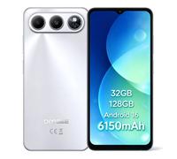 Doogee Note 60 Smartphone - 32Go (3+29) RAM/ 128Go ROM - 6.56"" - 6150mAh - Android 16 - 13MP - Téléphone 4G NFC GPS - Argent